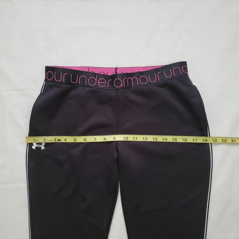 Under Armour Girl's Loose Activewear All Season‎ Gear Pants Black/Pink YLG/JG/G - Picture 10 of 12
